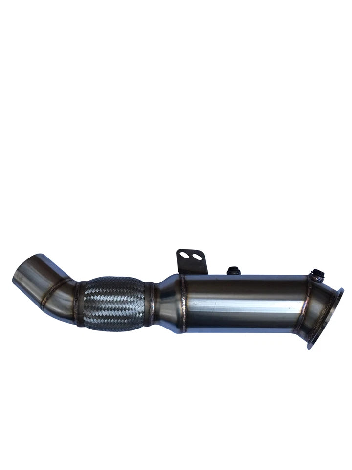 EXHAUST DOWNPIPE FOR BMW 140i 240i M140i 440i STAINLESS STEEL 4" TURBO EXHAUST