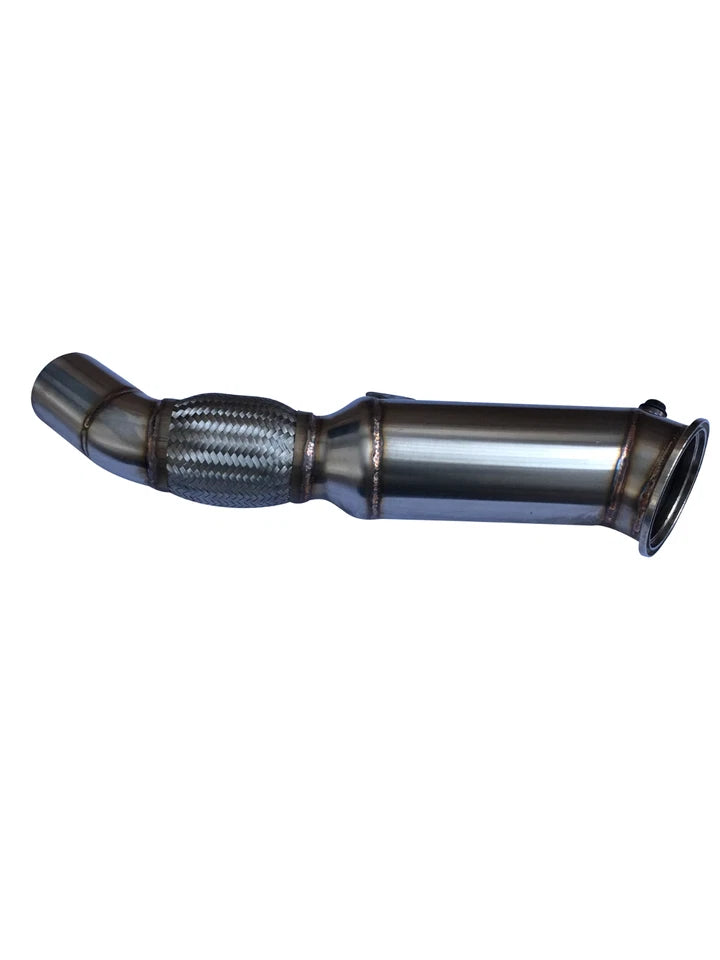 EXHAUST DOWNPIPE FOR BMW 140i 240i M140i 440i STAINLESS STEEL 4" TURBO EXHAUST