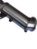 EXHAUST DOWNPIPE FOR BMW 140i 240i M140i 440i STAINLESS STEEL 4" TURBO EXHAUST