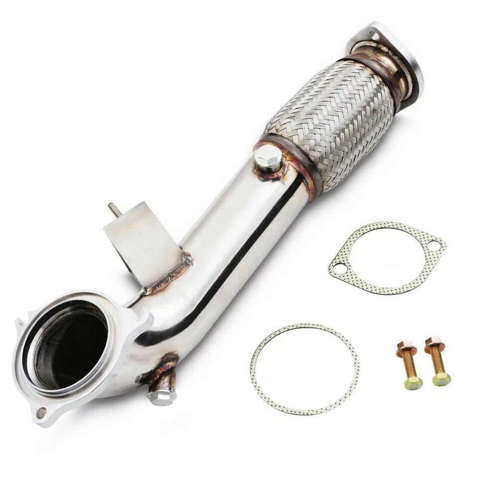 3" STAINLESS EXHAUST TURBO DOWNPIPE FOR FORD FIESTA ST 180 ST180 ECOBOOST PIPE