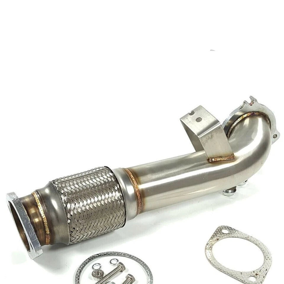 3" STAINLESS EXHAUST TURBO DOWNPIPE FOR FORD FIESTA ST 180 ST180 ECOBOOST PIPE