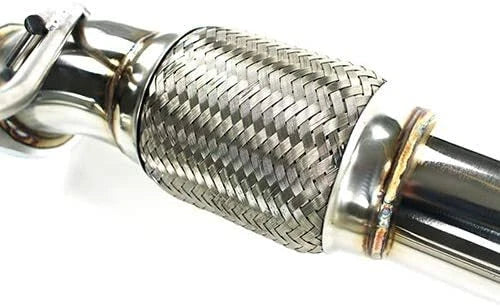 Exhaust Downpipe Stainless Steel Exhaust fits A3 Golf GTI Mk5 Mk6 2.0T 3" FWD